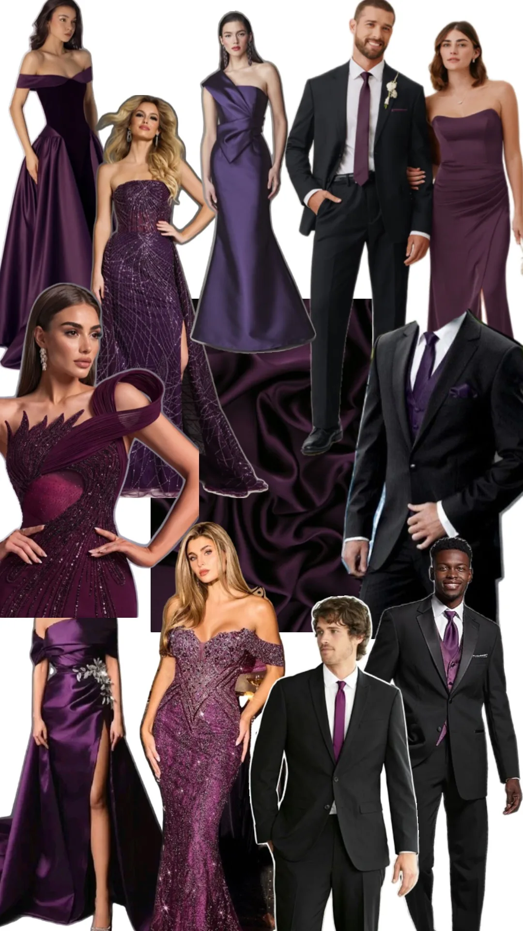 Primary sponsors attire color collage